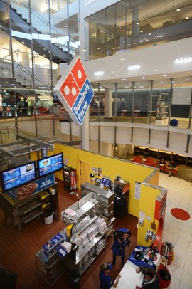 A Domino's Pizza store, which also functions as a training facility, is planted in the middle of the company's headquarters. Melanie Maxwell I AnnArbor.com